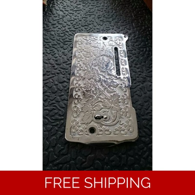 128k Face plate Grape vine polished title=